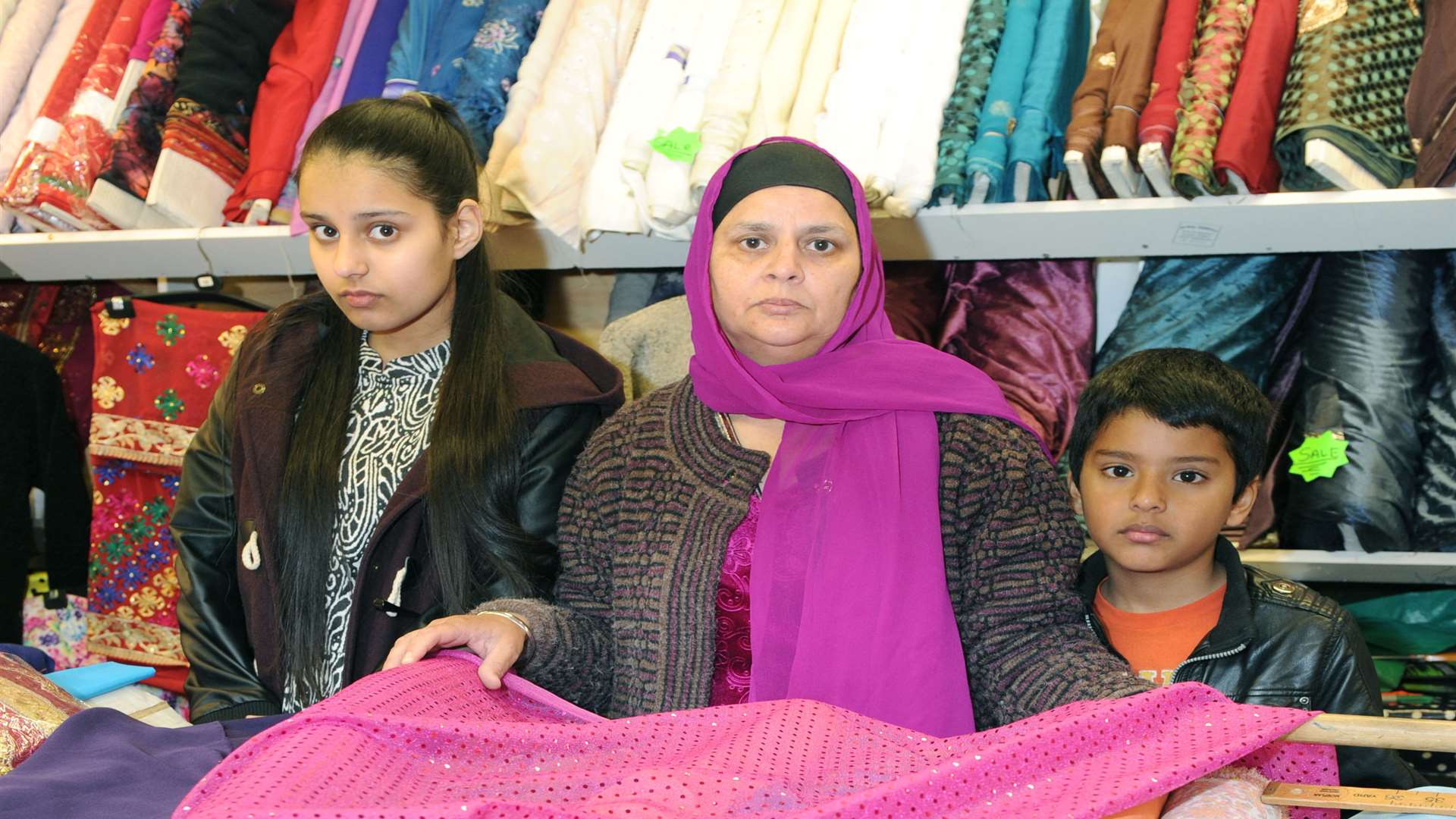 Najinder Atwal, with her children, says she is in the dark about her future