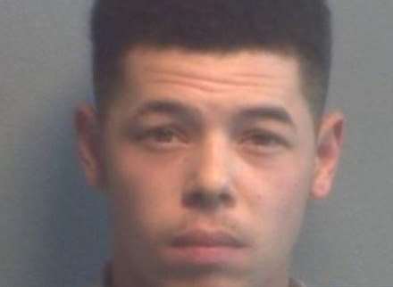 Jarron Webb was jailed for attacking his ex-girlfriend. Picture: Kent Police.