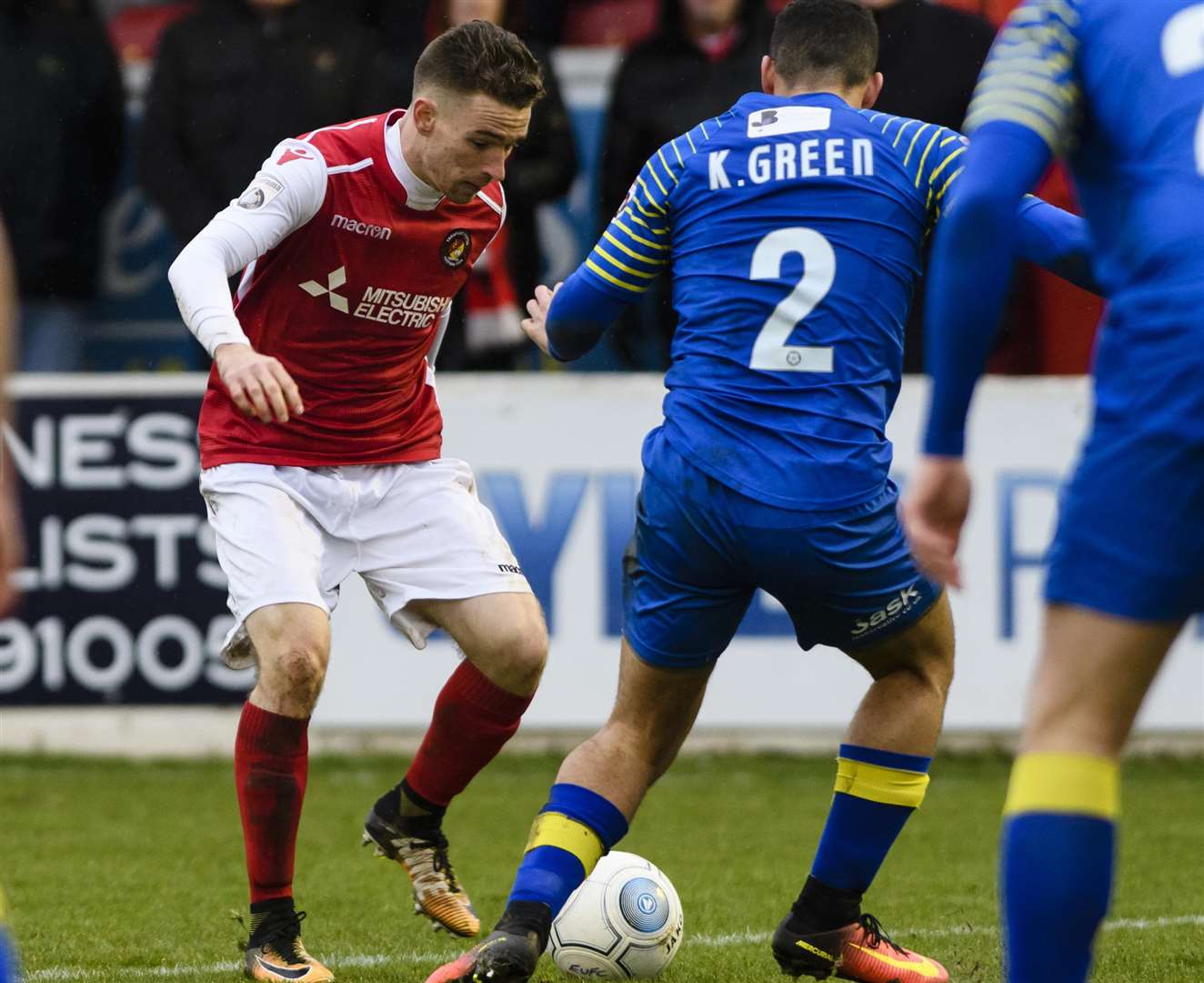 Jack Connors made 67 appearances for Ebbsfleet Picture: Andy Payton