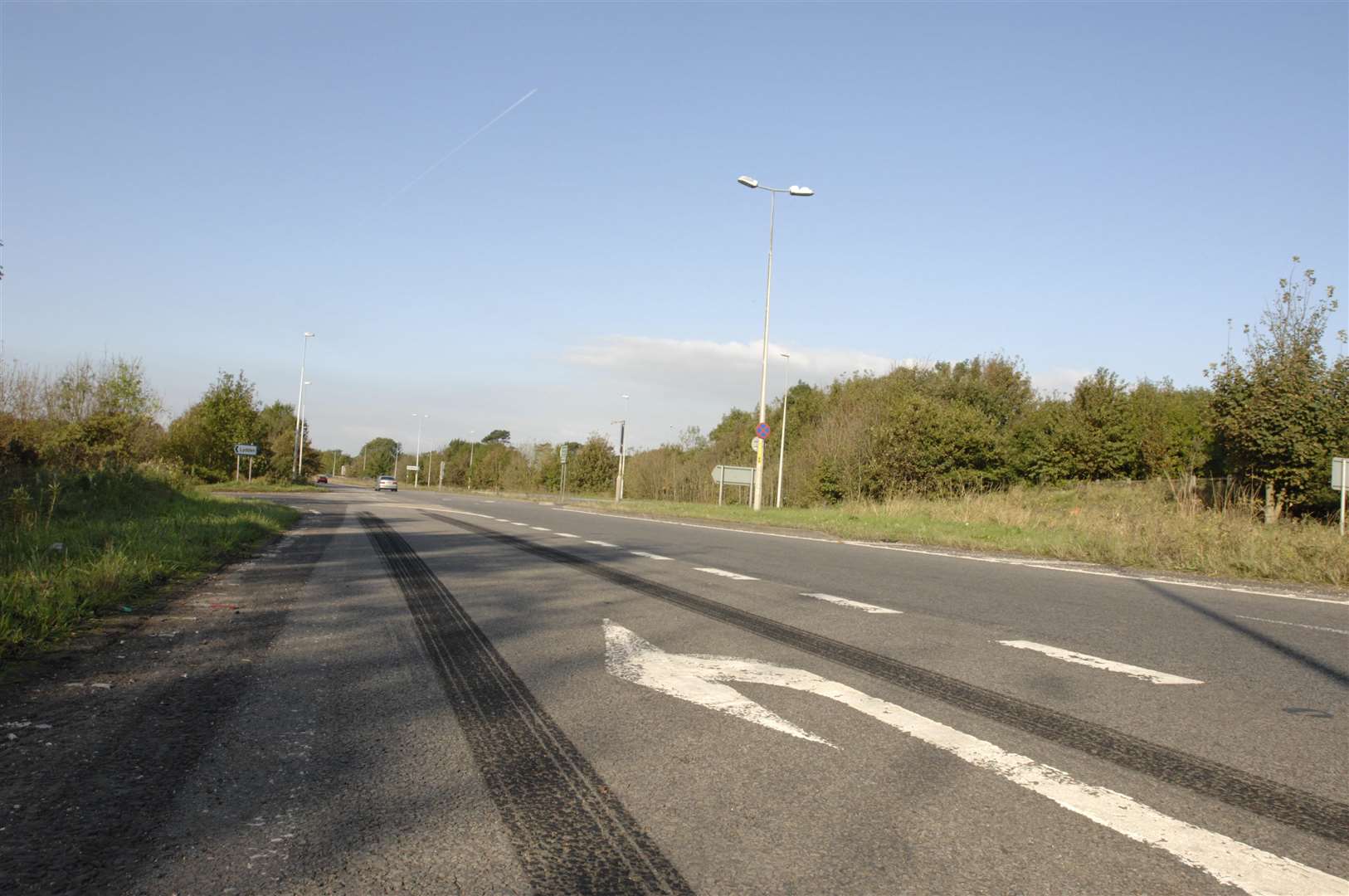 The A2 near Lydden