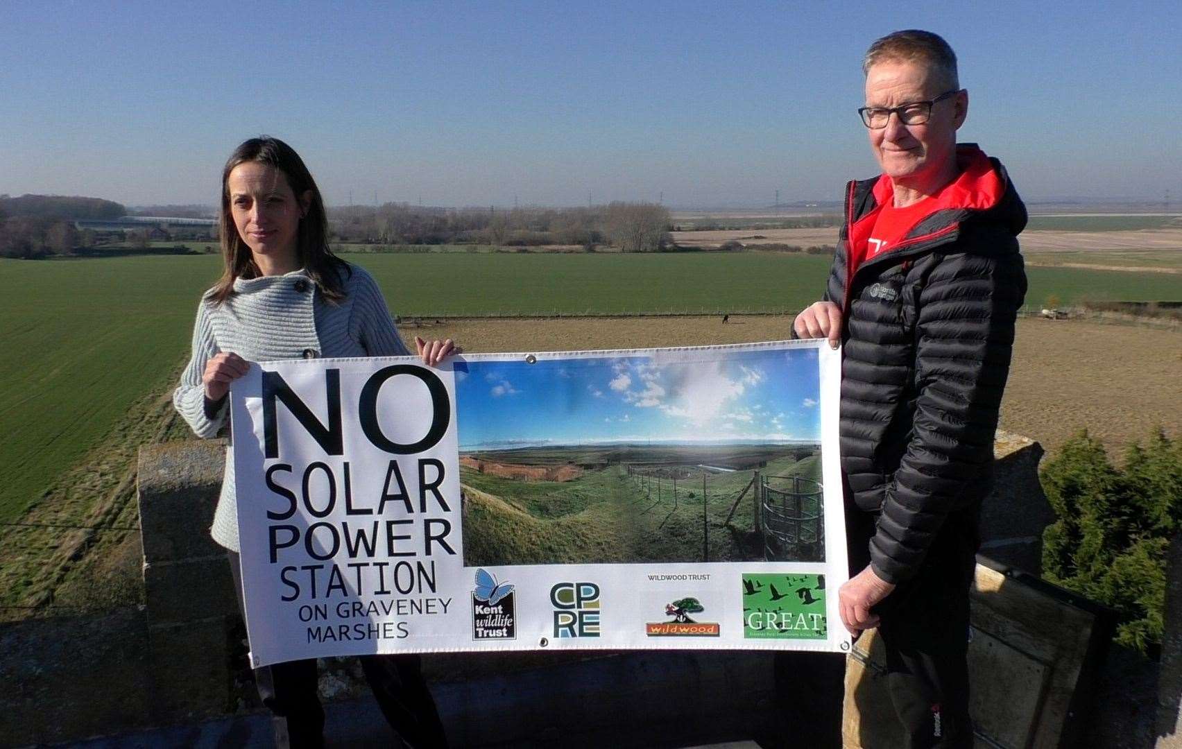 MP Helen Whately took part in the campaign opposing Cleve Hill Solar Park before it was approved