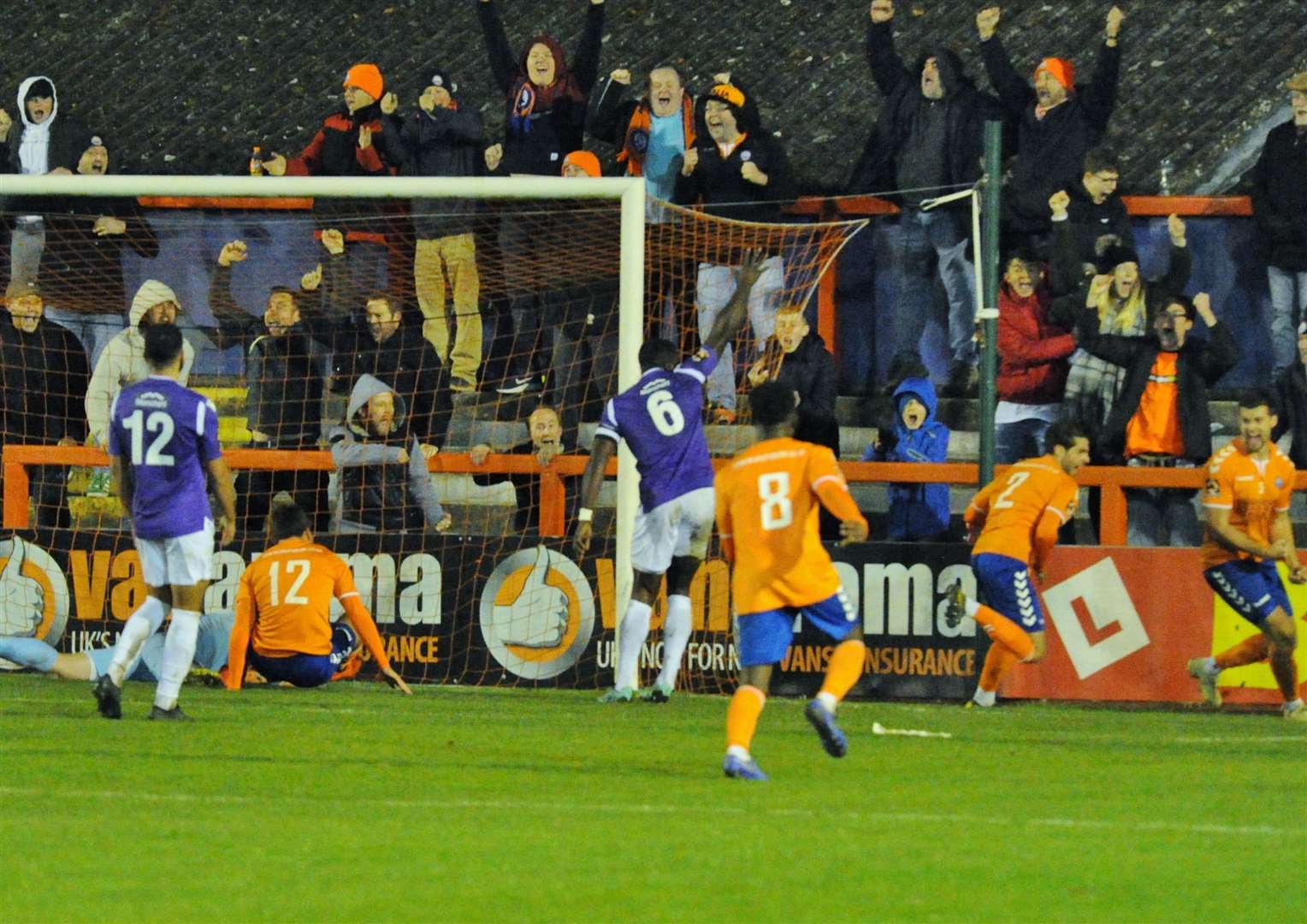 Emotions were running high after Braintree's late equaliser Picture: Steve Terrell