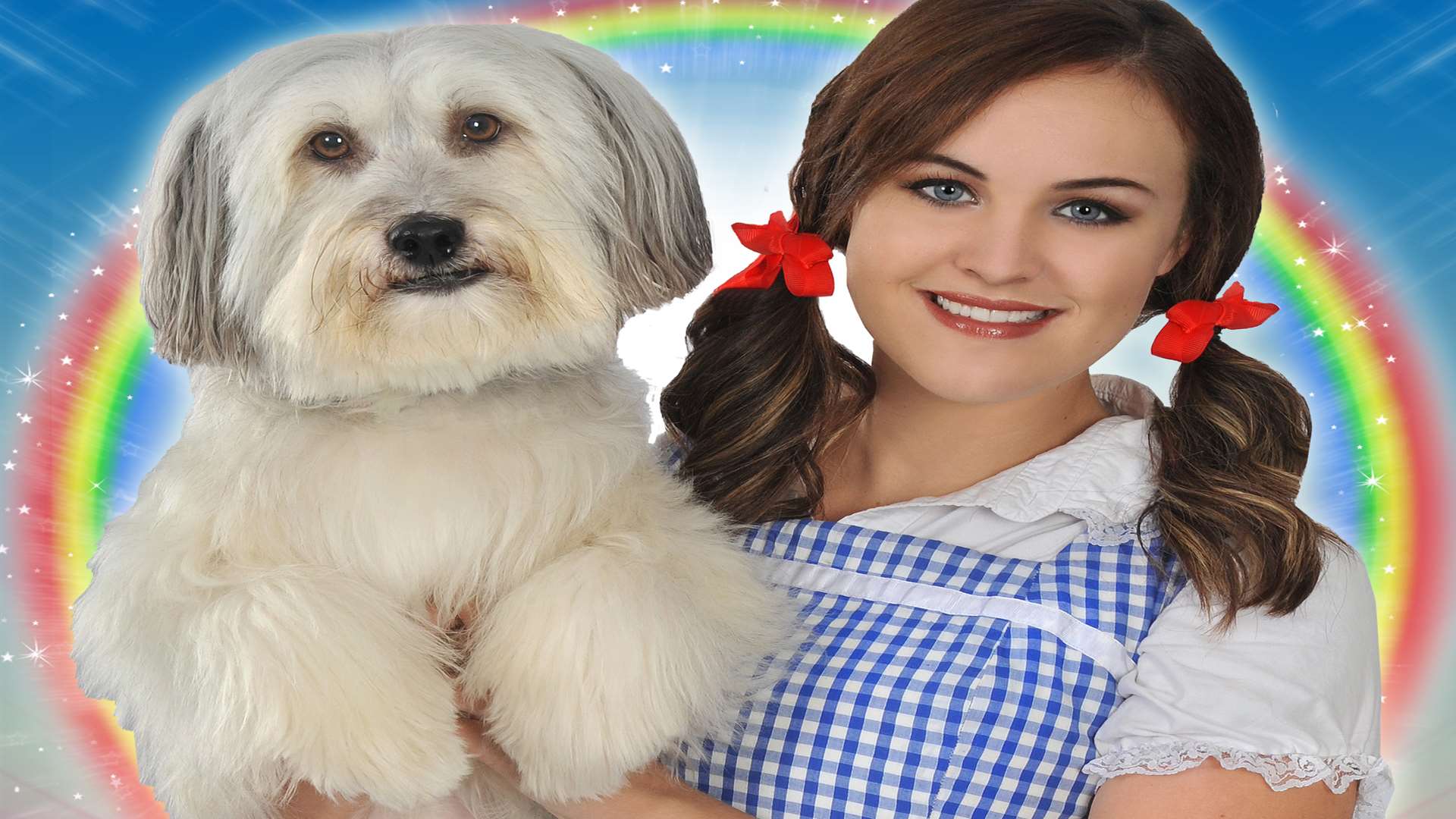Ashleigh and Pudsey star as Dorothy and Toto in the Wizard of Oz at the Central Theatre, Chatham