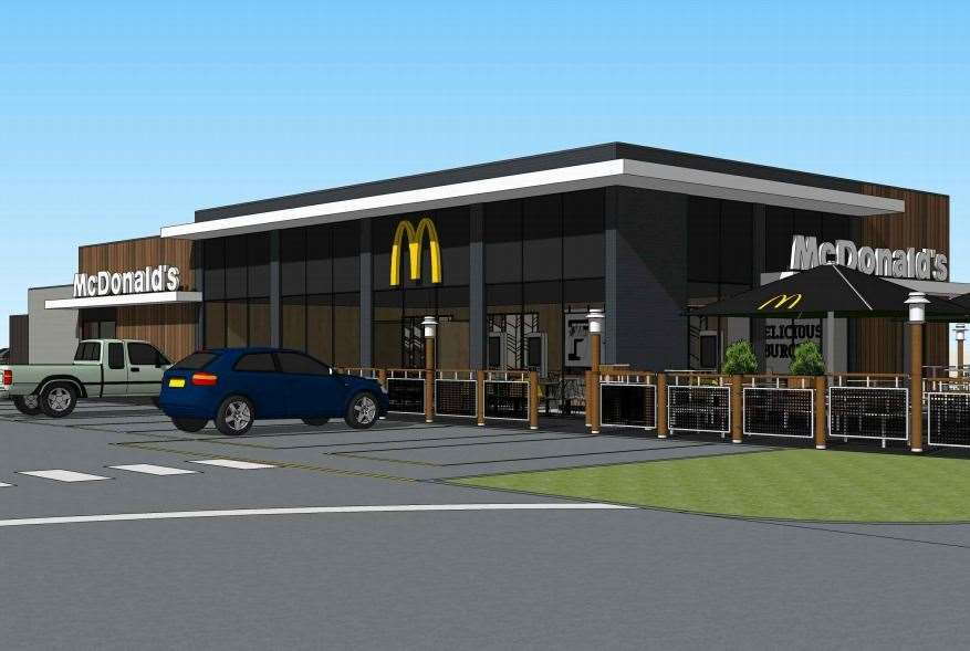 The site was set to become Ashford's fourth McDonald's, featuring 53 car parking spaces