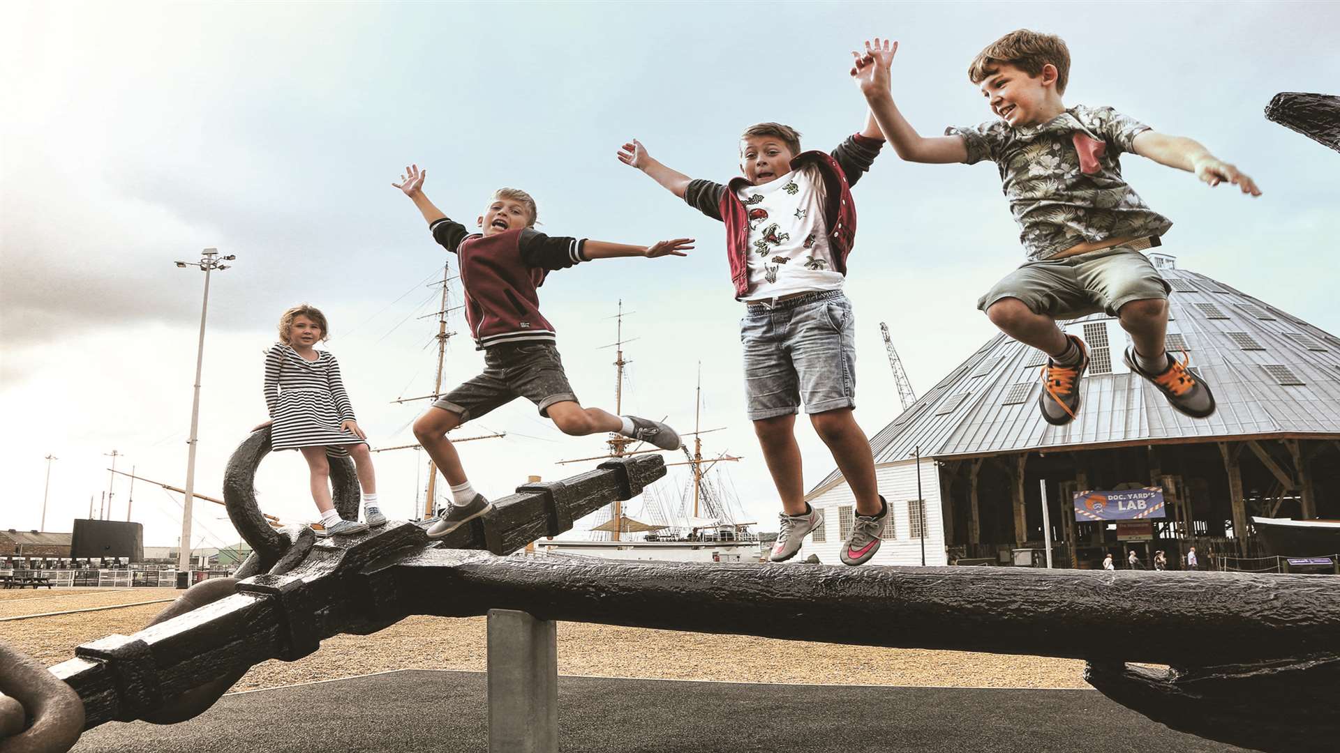 There's plenty of school holiday fun to be had at Chatham Historic Dockyard