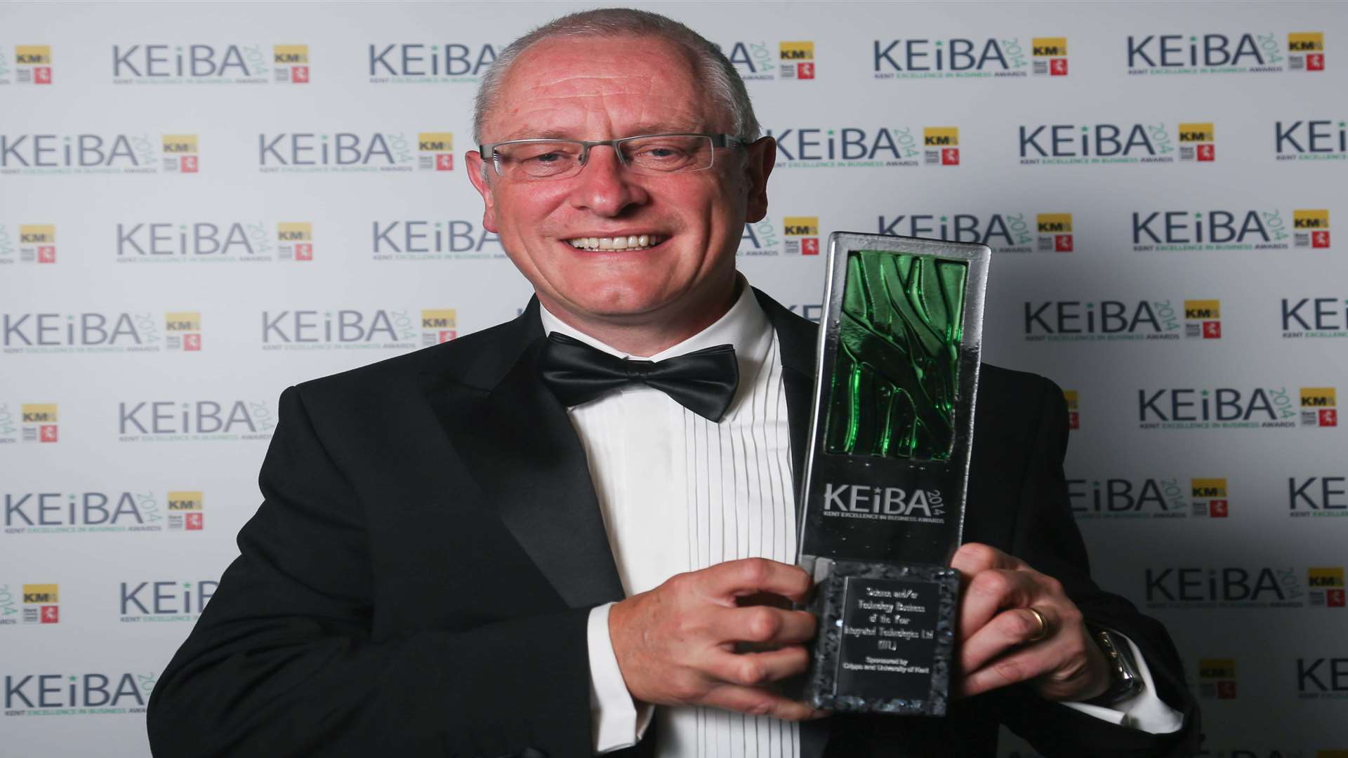 Tom Cole of Integrated Technologies Limited from Ashford who took home two KEiBA prizes