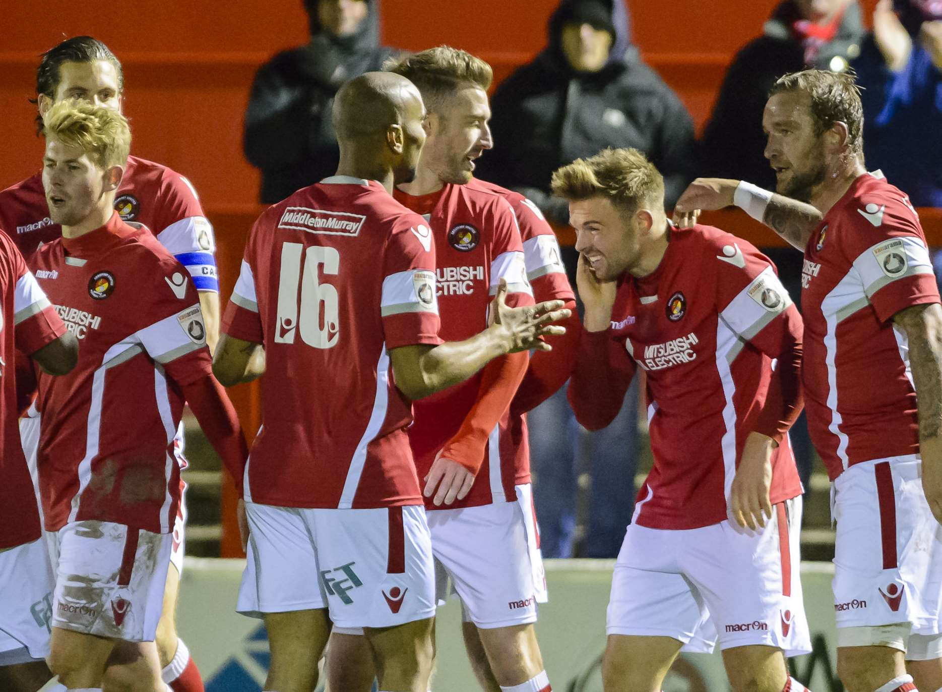 Ebbsfleet are seven points clear at the top of National League South with a game in hand Picture: Andy Payton