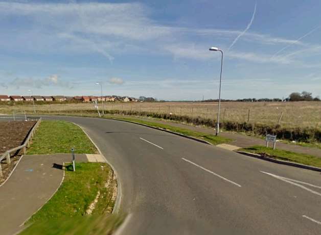 Hurricane Way, Hawkinge, in 2009 before the Pentland Homes development. Picture: Google Street View