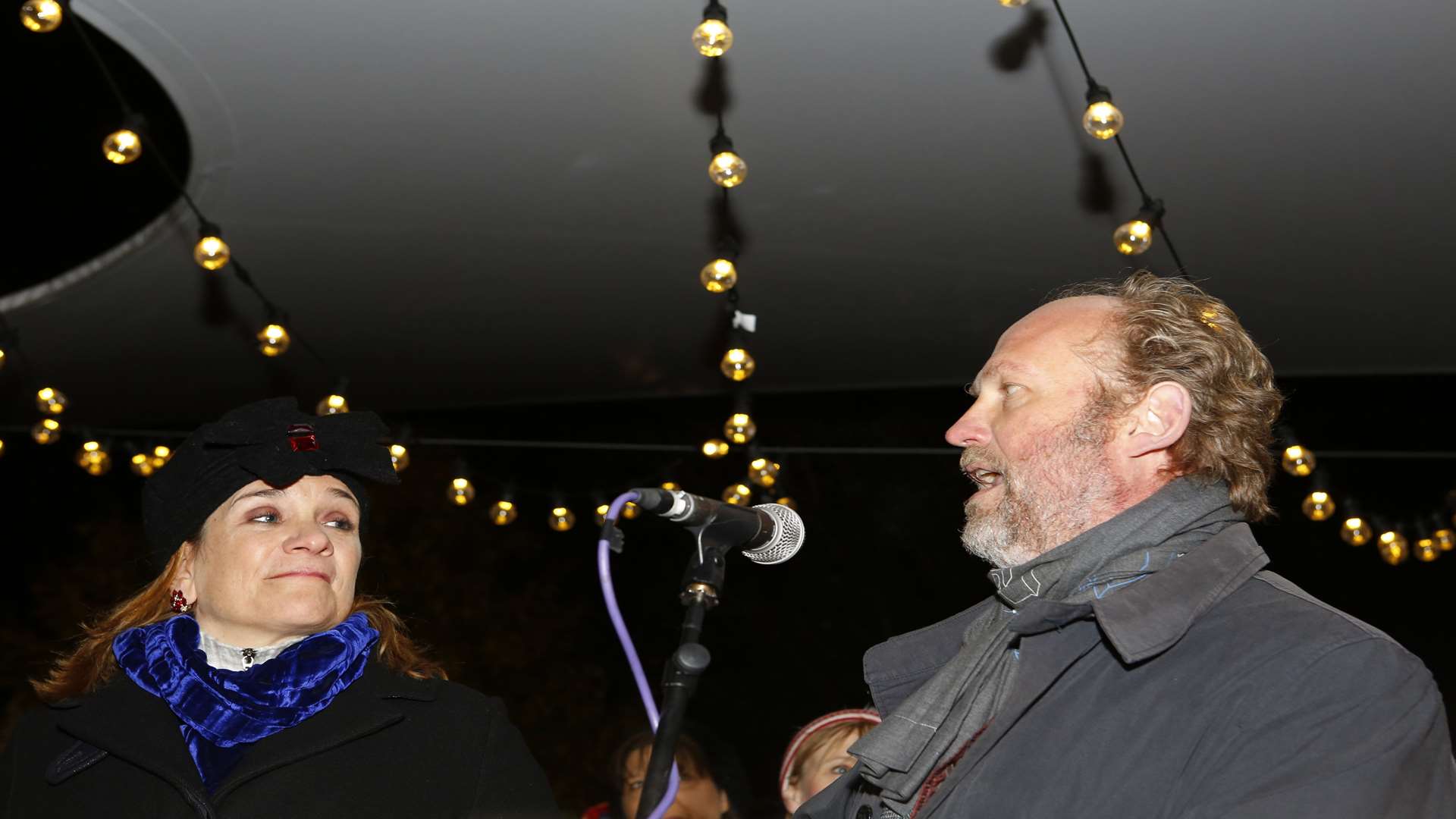 Author of Girl with a Pearl Earring, Tracy Chevalier, switched on the Creative Quarter lights at the opening night of the Folkestone Book Festival Picture: Andy Jones