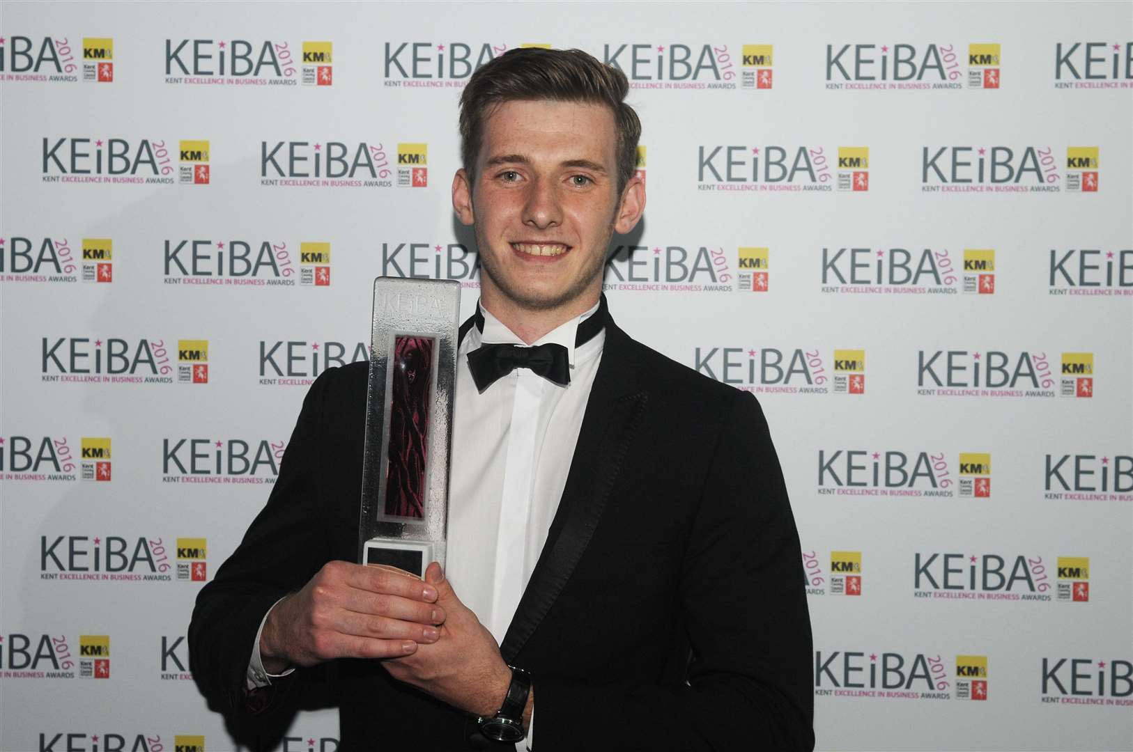 Aaron Rhys Cogger of Wire Belt Company picked up Apprenticeship of the Year
