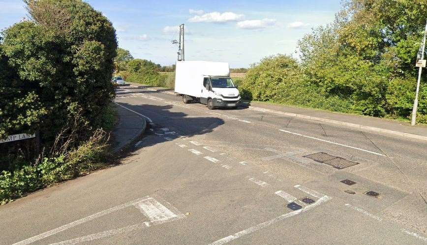 The junction with Pump Lane and Lower Rainham Road is closed. Picture: Google Maps