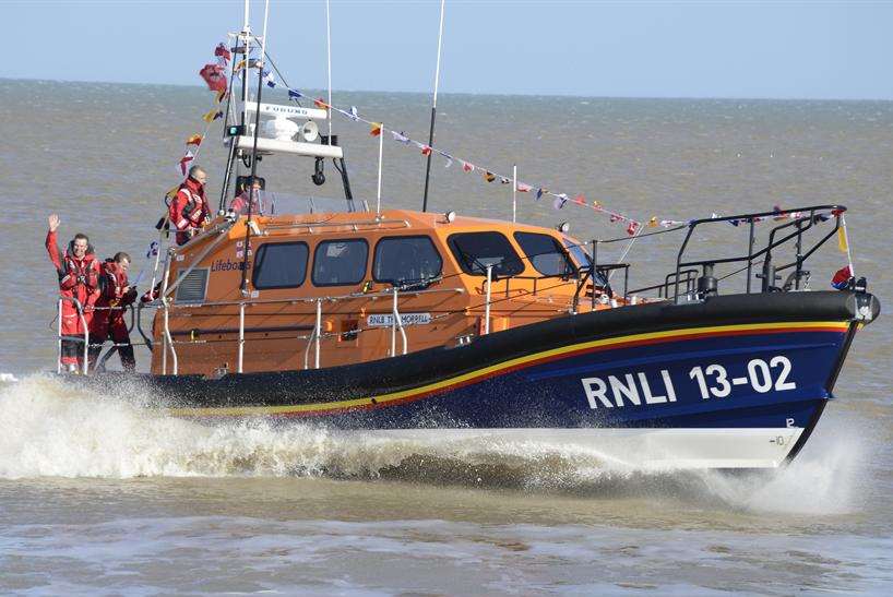 New Dungeness lifeboat The Morrell is being formally named by Princess Anne