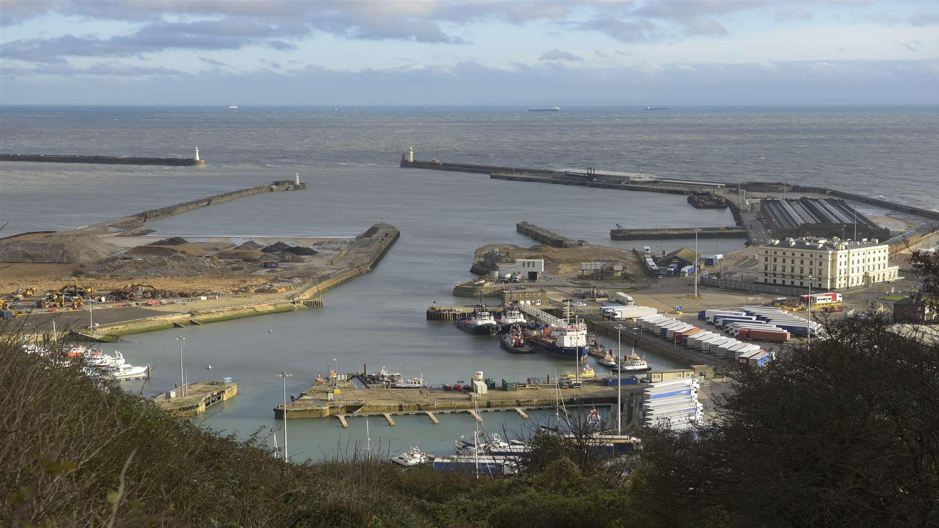 The Dover Western Docks