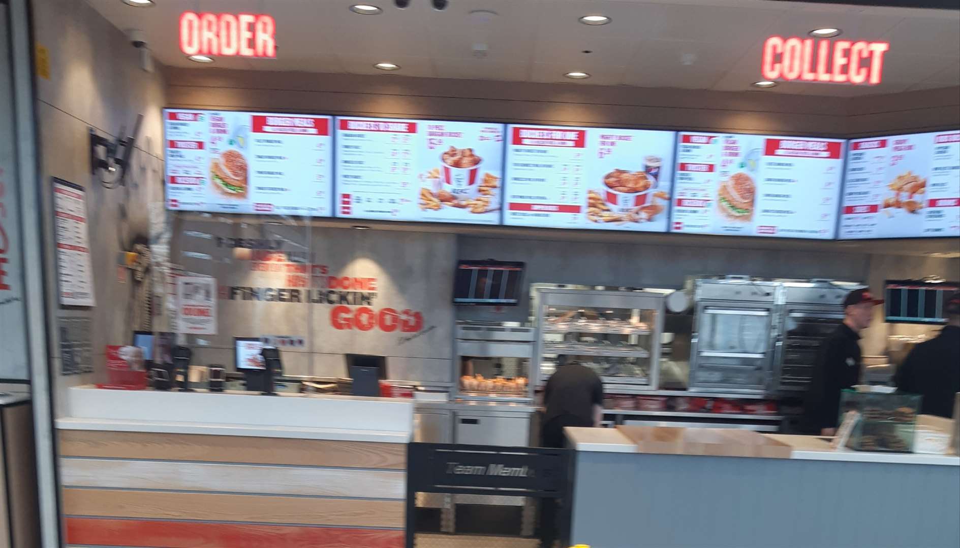 The counter at KFC Sandwich. Picture: Sam Lennon KMG
