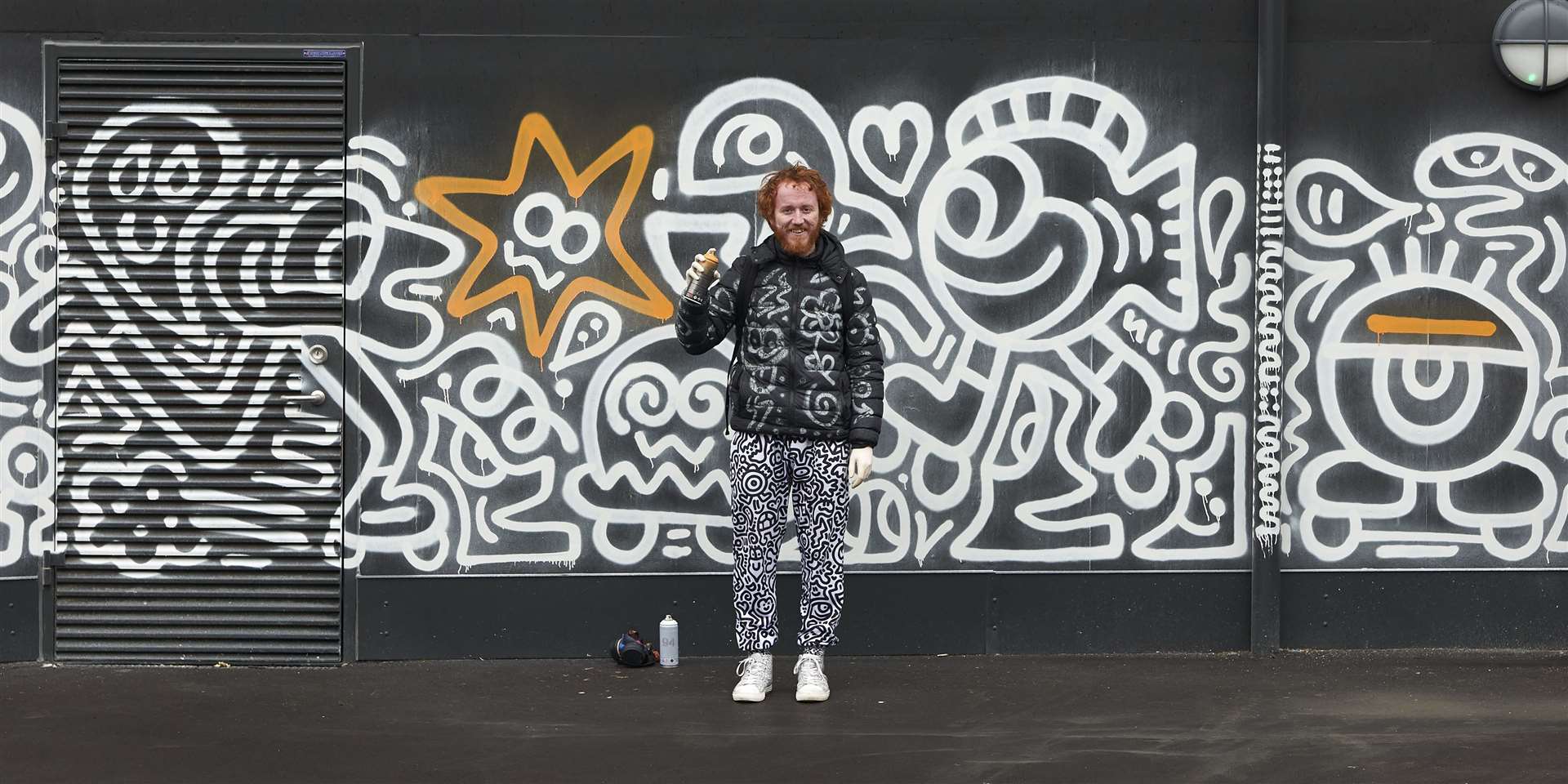 Mr Doodle created a unique artwork at the new F51 skate park in Folkestone earlier this year. Picture: Hollaway Studio