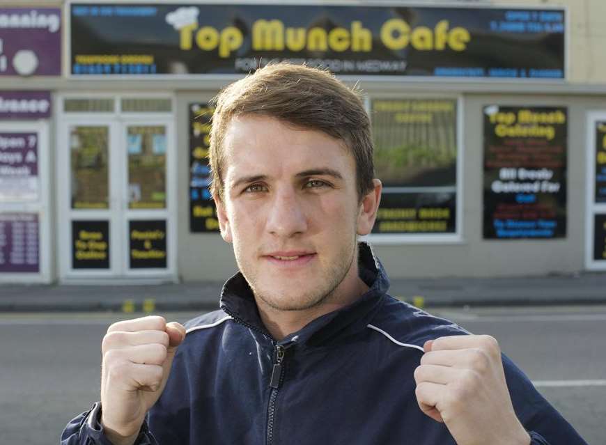 Adam Dingsdale is sponsored by Rochester's Top Munch Cafe Picture: Andy Payton