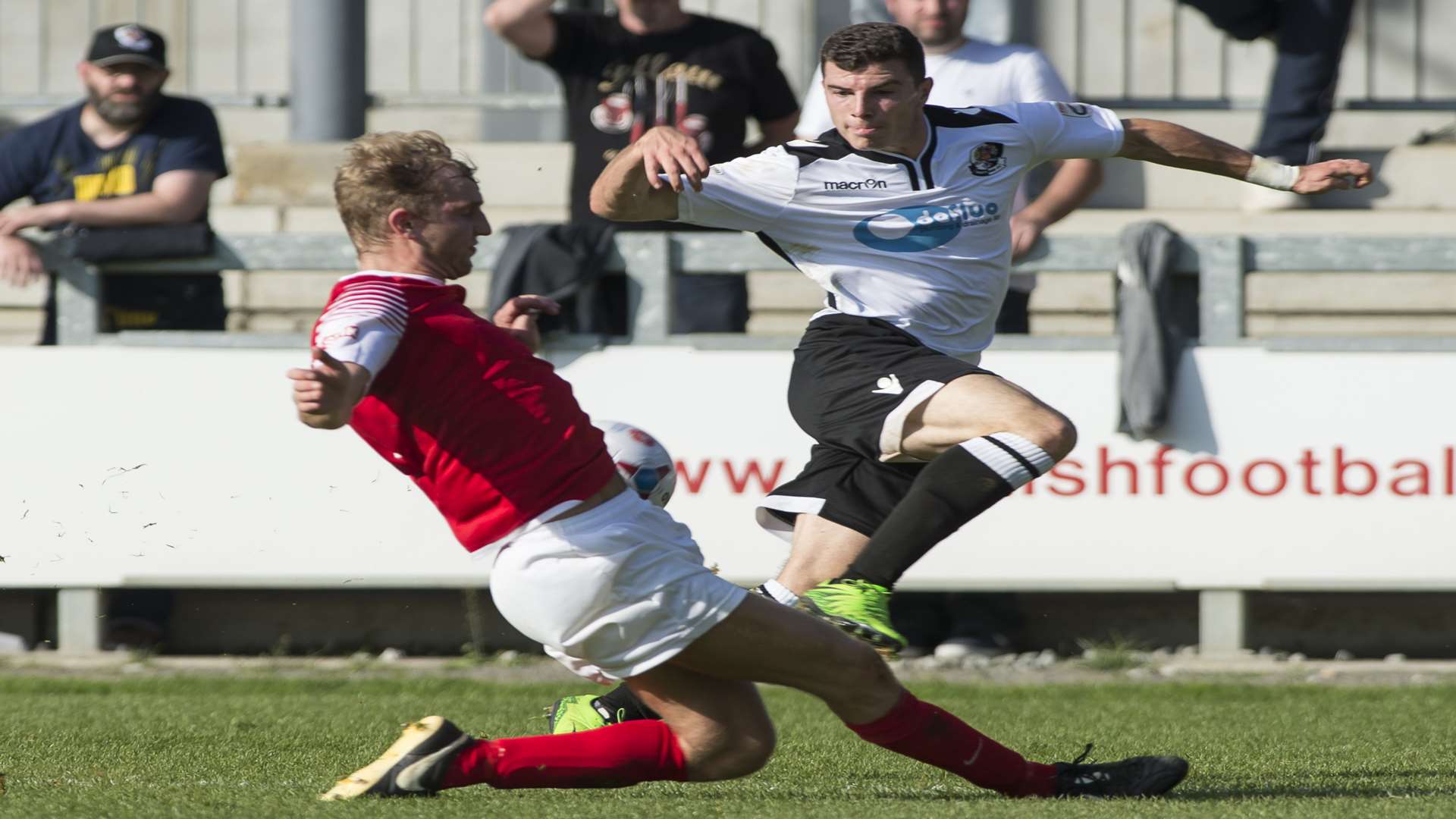 Jack Simmons in action for Dartford this season. Picture: Andy Payton