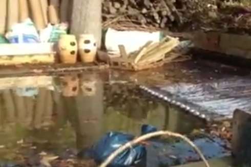 Water and debris cause huge damage during the tidal surge