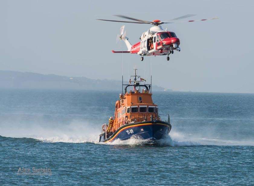 Coastguard crews were called. Picture: Alex Sartain.