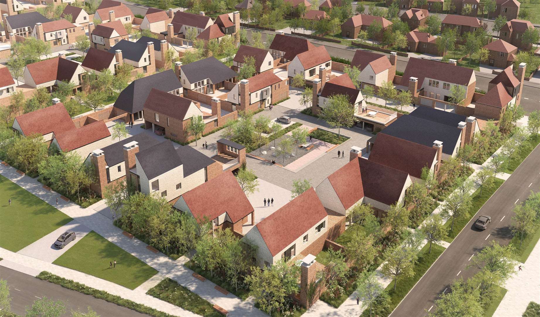 The 4,000-home Mountfield Park development in Canterbury is one of Kent's biggest housing projects