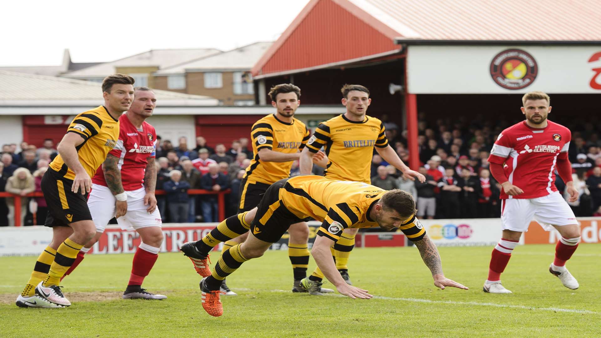 Ebbsfleet and Maidstone last met in the 2015/16 play-off final Picture: Andy Payton