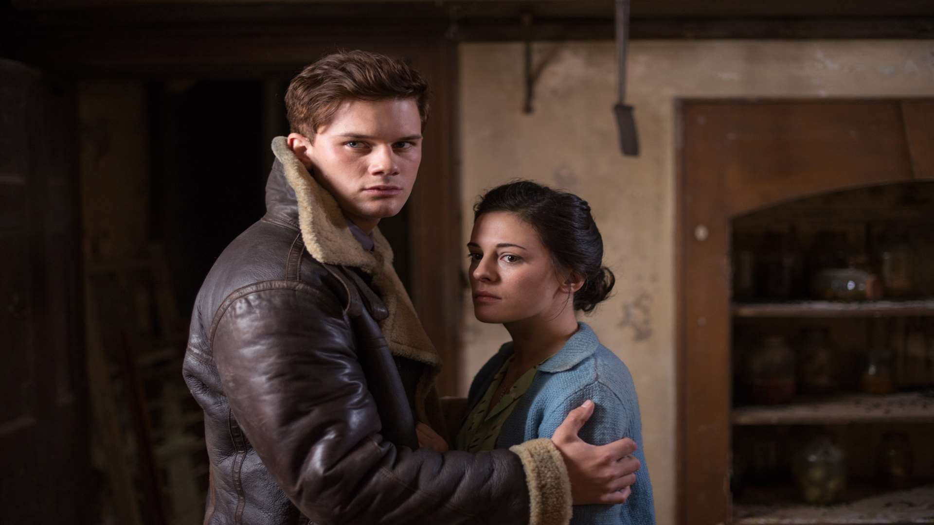 Jeremy Irvine and Phoebe Fox, in The Woman In Black: Angel Of Death. Picture: PA Photo/Entertainment One