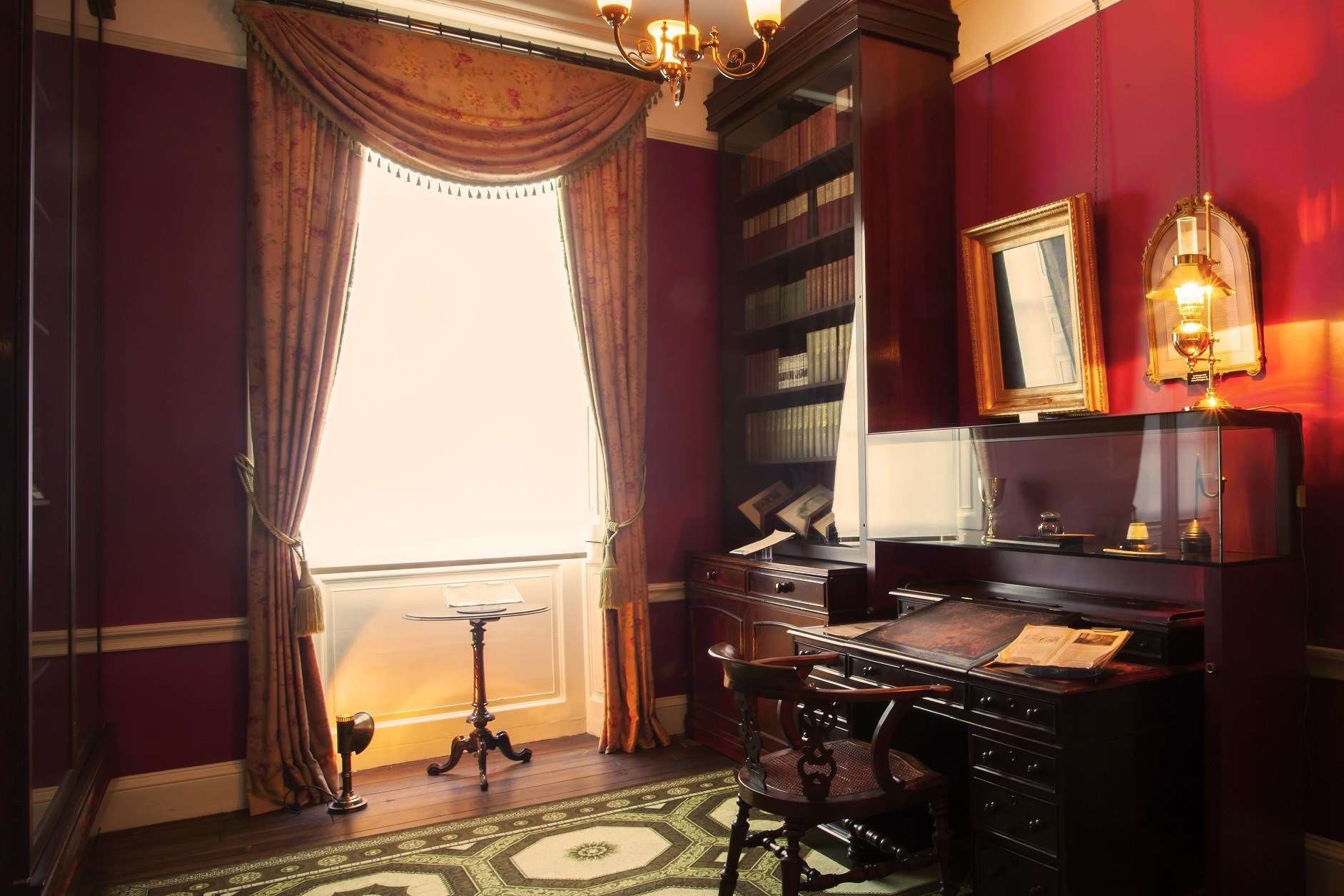 Dickens' study at the Charles Dickens Museum in London