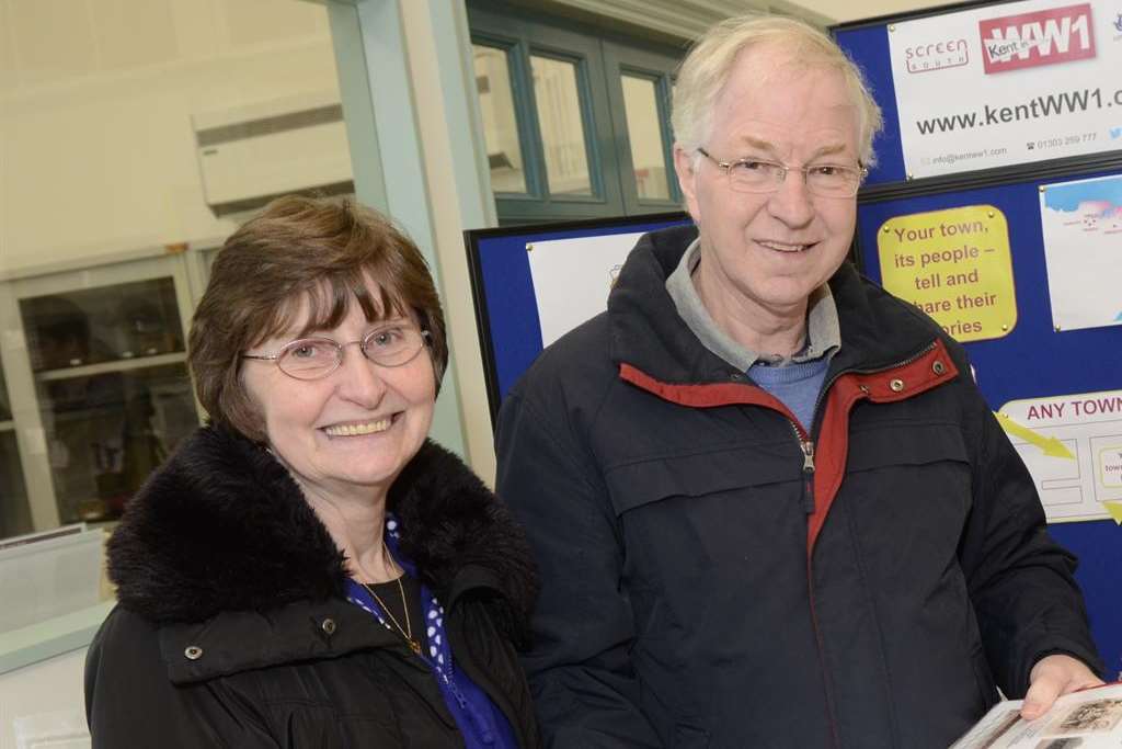 Margaret and Colin Walker from Dymchurch & District Heritage Group