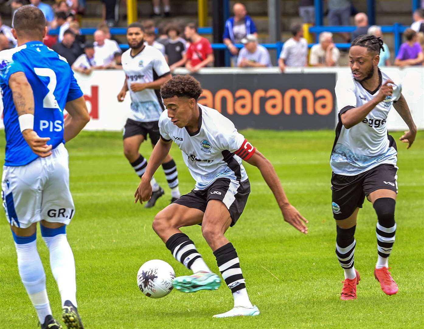 Luke Baptiste – will hope to start for Dover at Tonbridge tonight, having bagged a late weekend winner at Slough off the bench. Picture: Stuart Brock