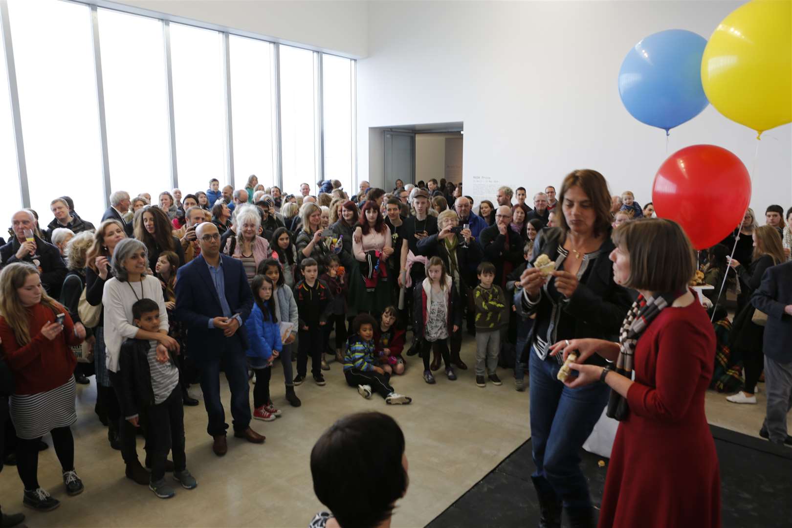 A lot of well wishers attended celebrations for the gallery's fifth birthday