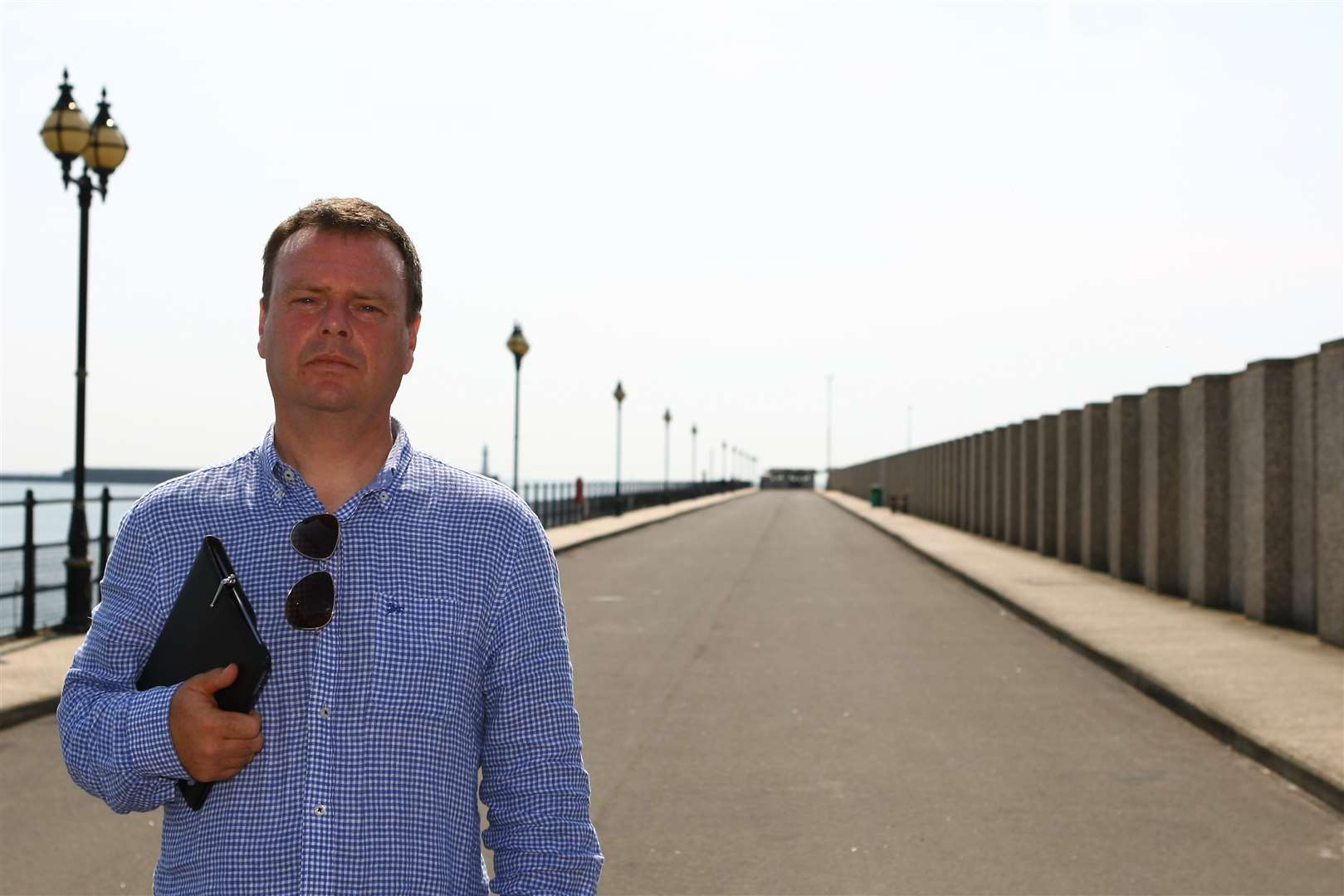 Cllr John Heron fears Dover Harbour Board will stop public access to the pier indefinitely.