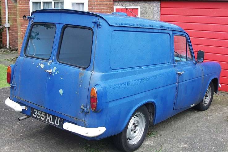 Don Barker's 1964 Ford Anglia van was stolen from his driveway in Tankerton.