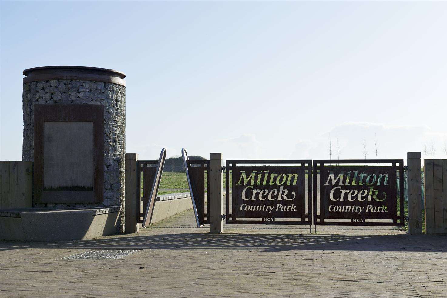 The alleged attack was at Milton Creek Country Park