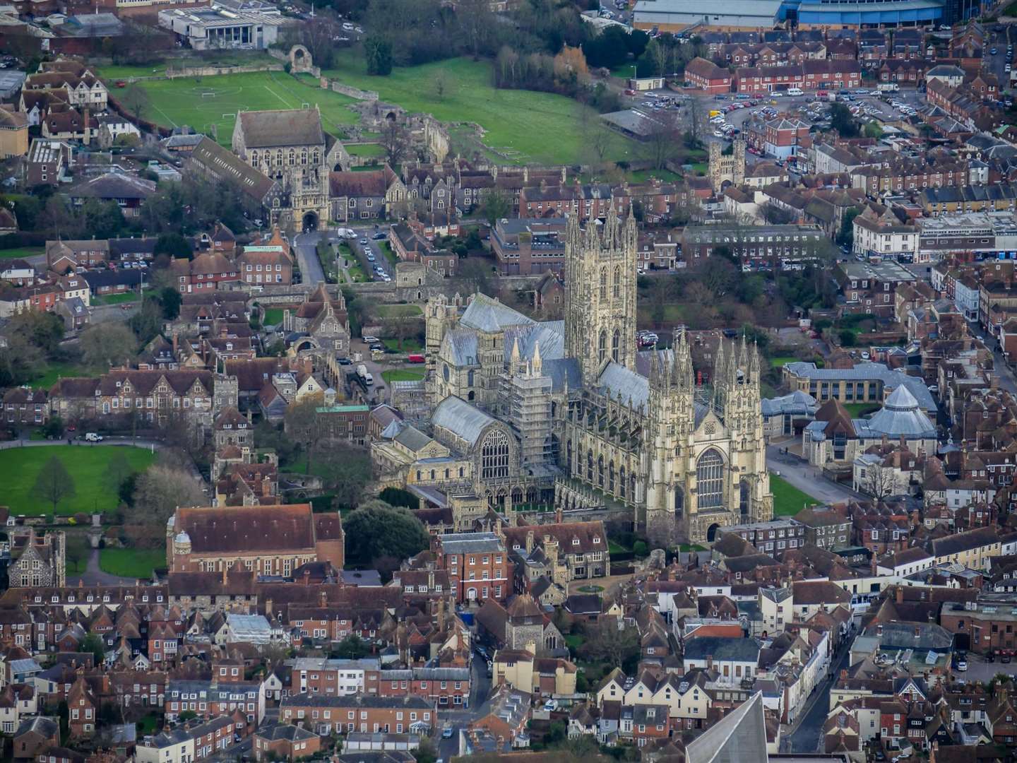 Canterbury has seen a squeeze of city centre office space