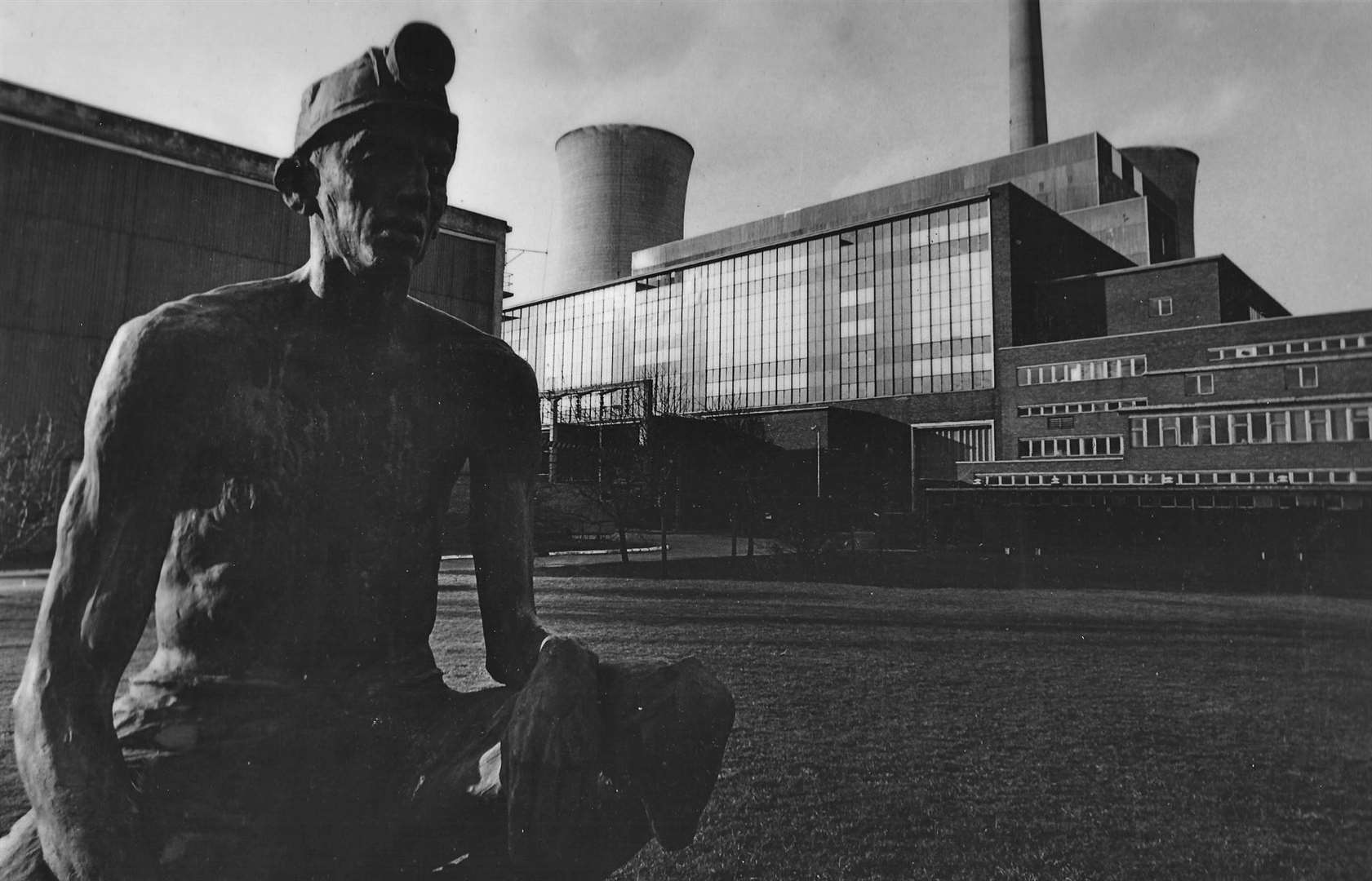 The Waiting Miner at Richborough Power Station. Picture: Colin Varrall