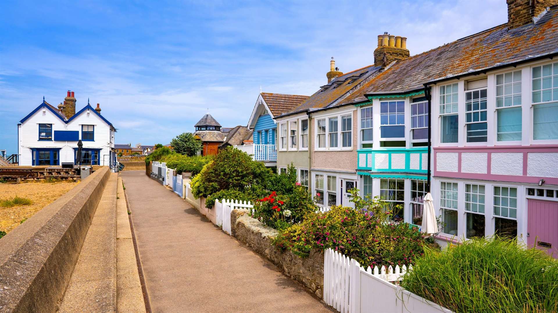 Colourful cottages along Whistable seafront. Picture: iStockphoto