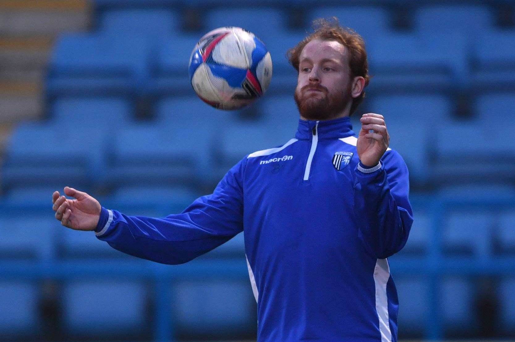 Connor Ogilvie - featured for Gillingham at Colchester on Saturday. Picture: Keith Gillard (49531173)