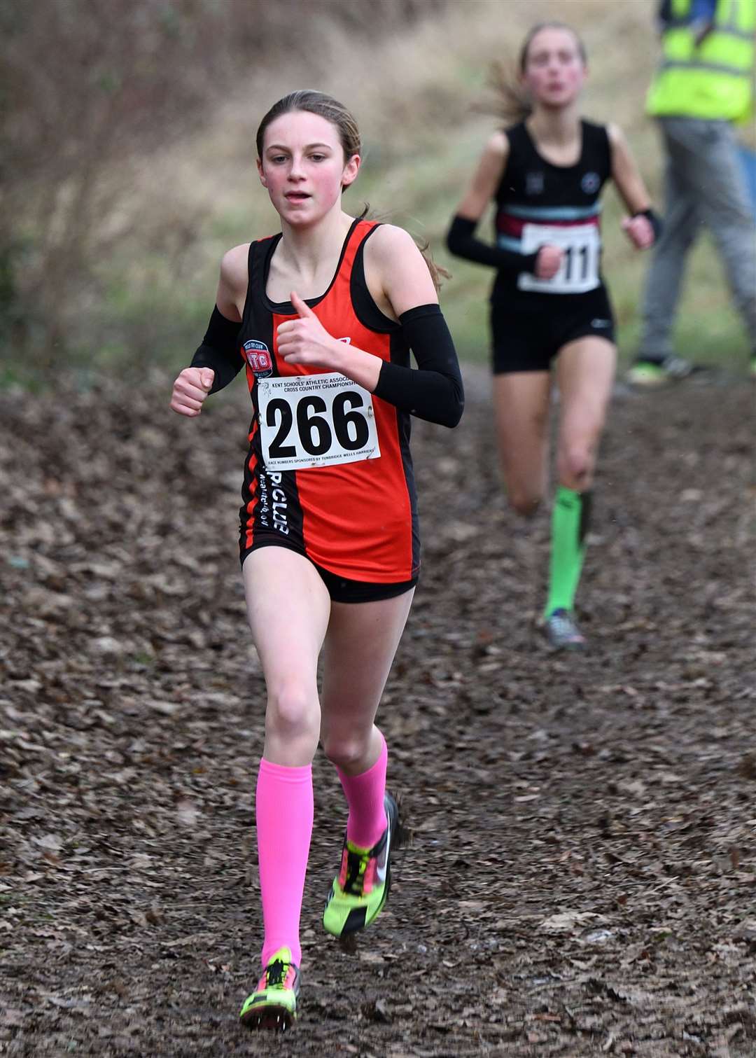 Sophie Richmond was on top form for Ashford & Weald. Picture: Simon Hildrew