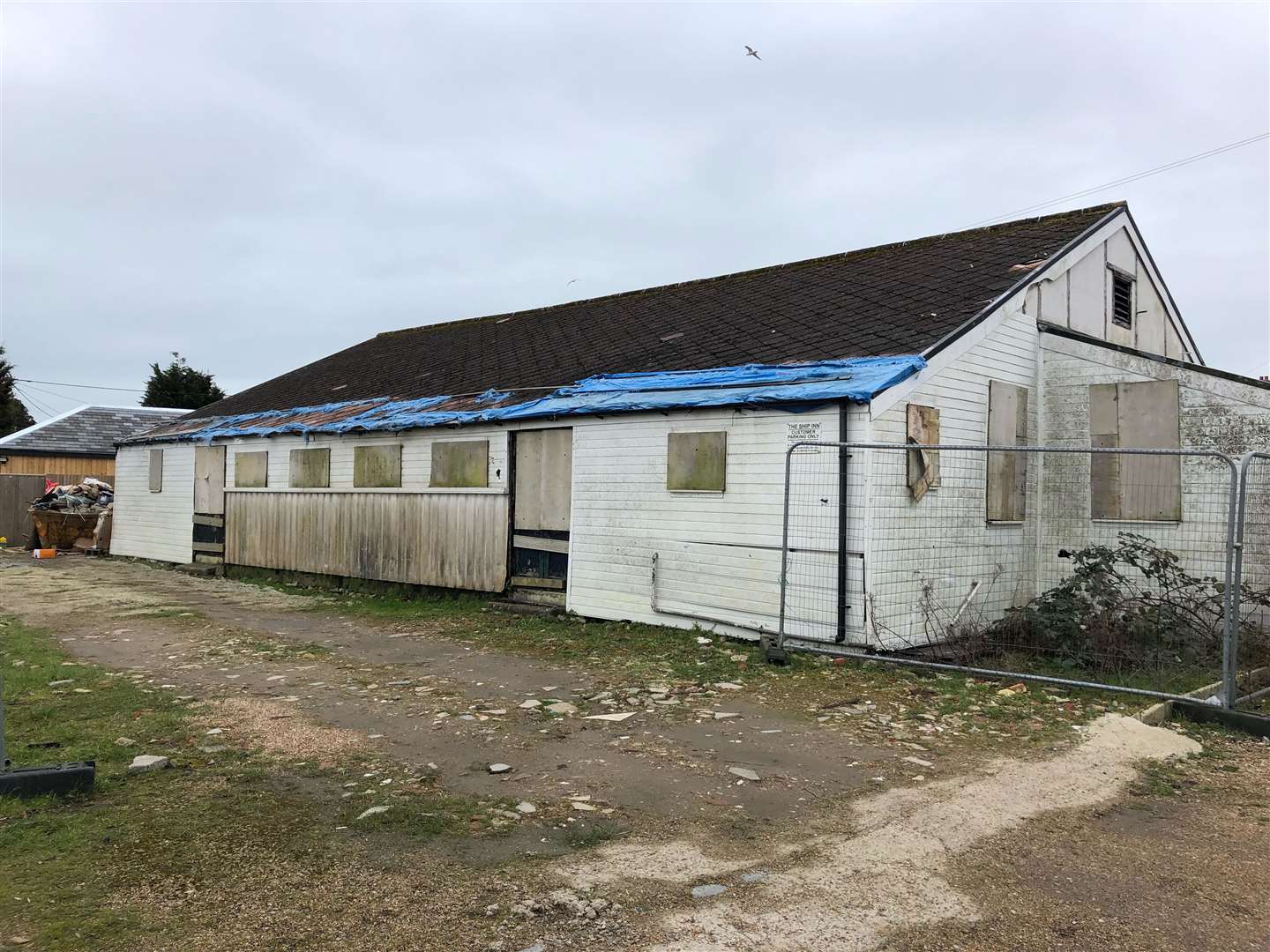 If plans are approved the derelict community hall will be turned into four holiday lets