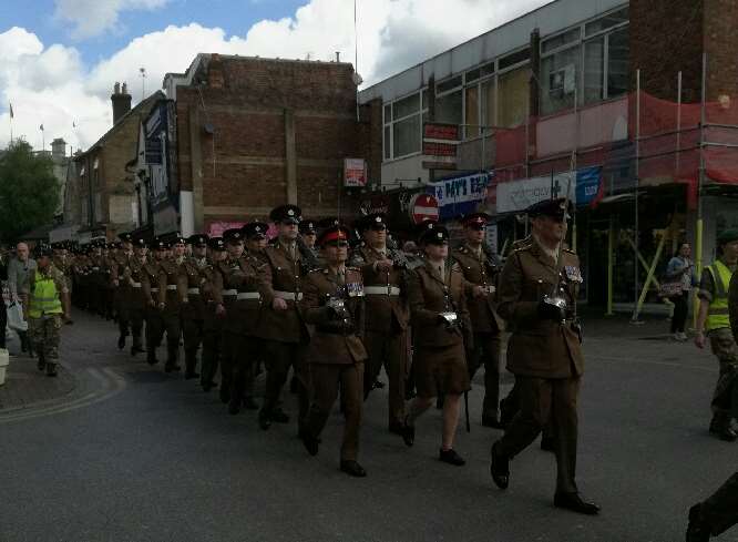 The parade in Week Street, Maidstone
