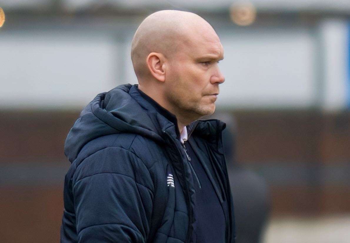 Ebbsfleet manager Danny Searle. Picture: Ed Miller/EUFC