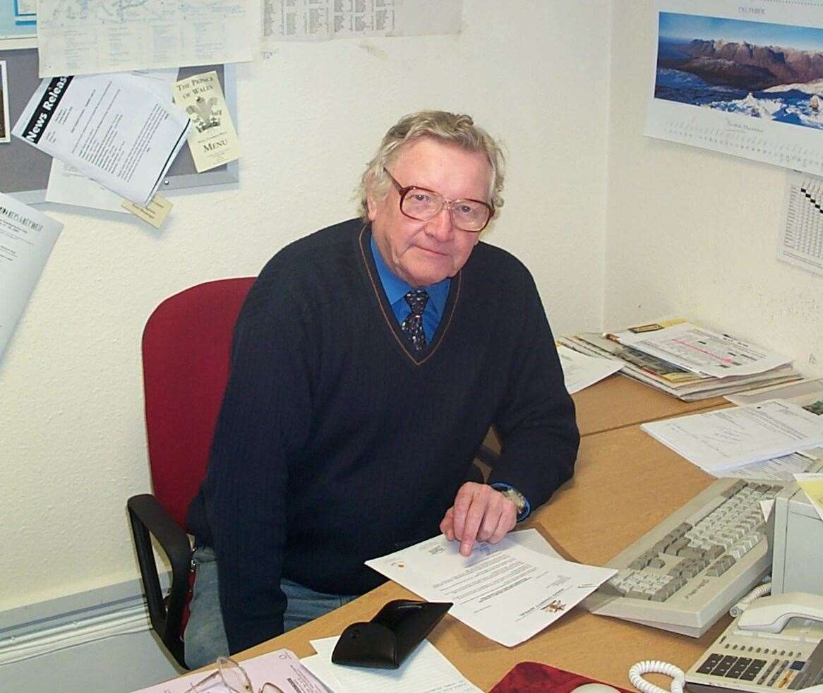 After retirement from the KM, Victor Briggs became the clerk to Mayfield Parish Council