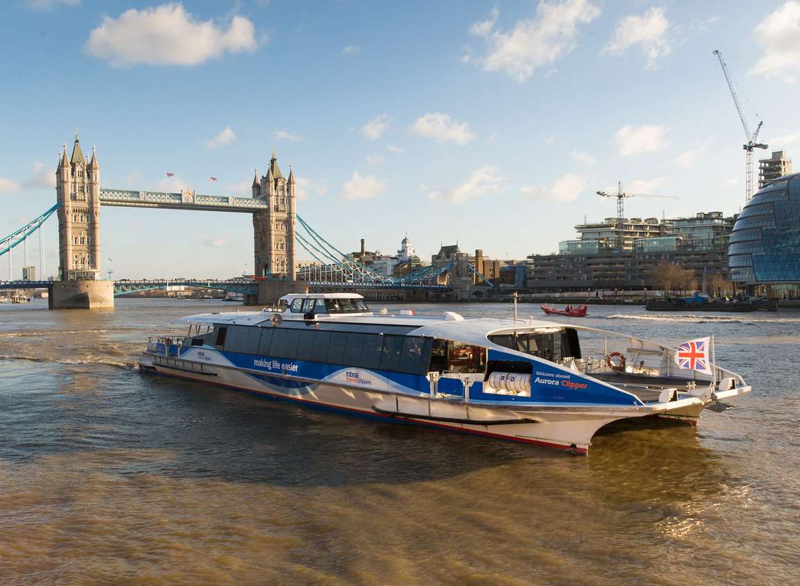 The boat will travel from Gravesend into London for a trial period. Picture courtesy of Gravesham Borough Council