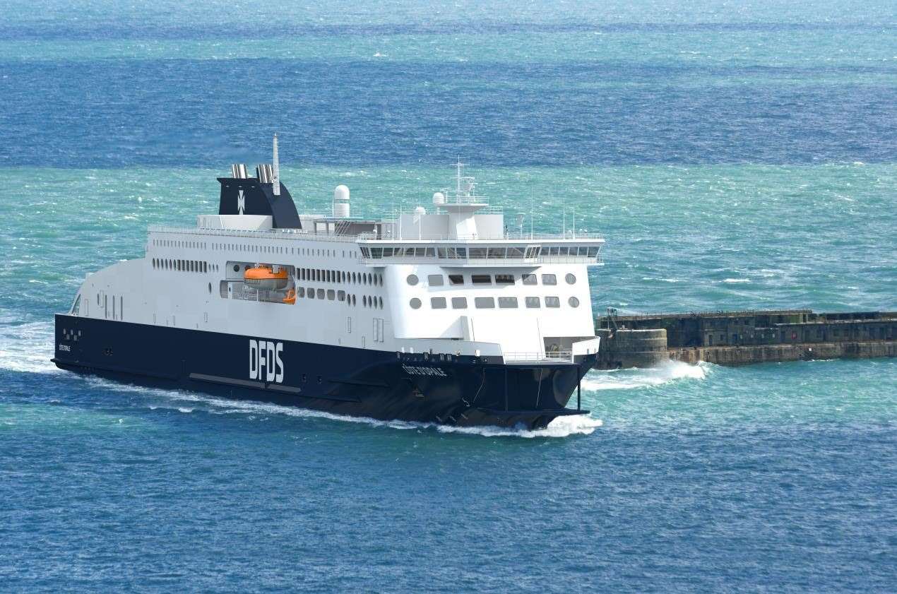 The DFDS ferry Côte d'Opale. Picture: DFDS