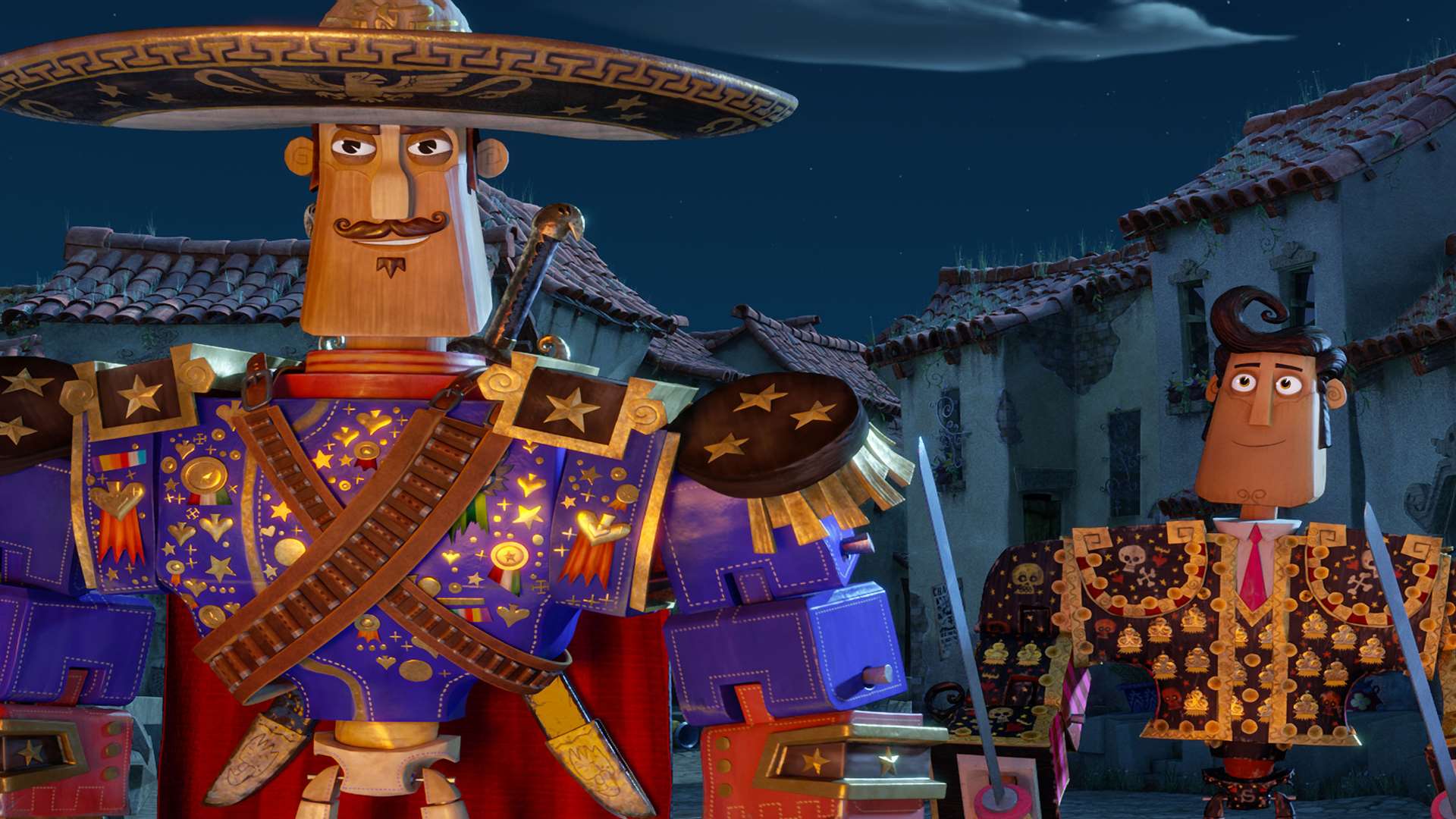 The Book Of Life, with Joaquin (Channing Tatum) & Manolo (Diego Luna). Picture: PA Photo/20th Century Fox