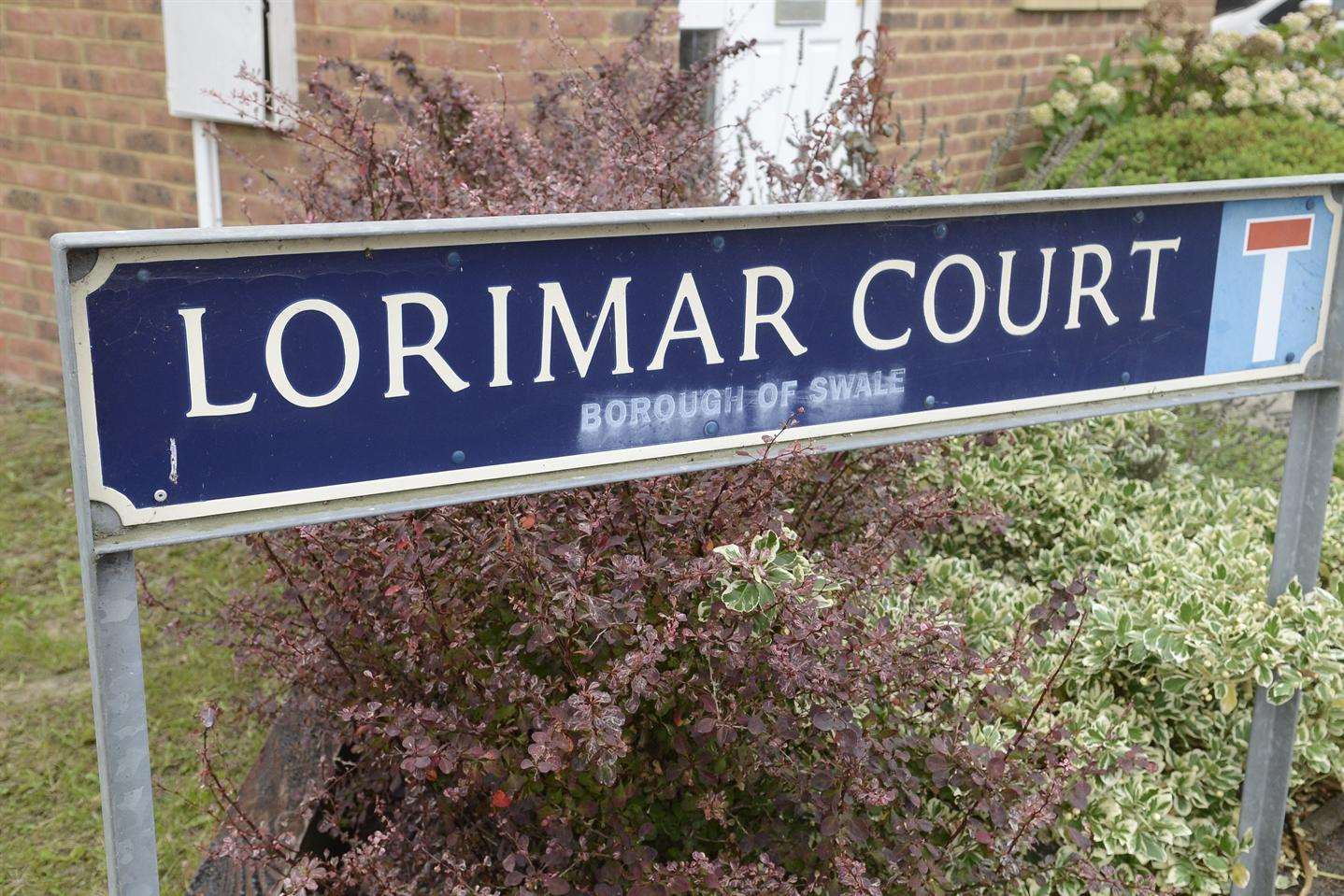 The Lorimar Court road sign