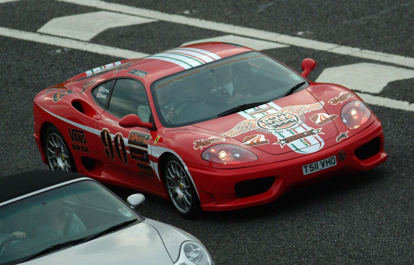 A Ferrari 360 on the M20 in 2006