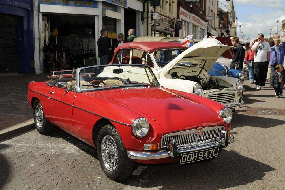 There will be a line up of classic cars on the day