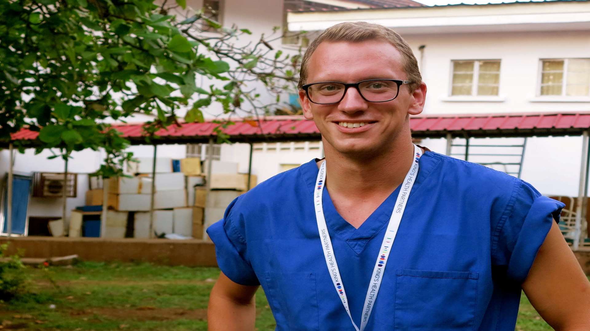 Andy Hall has travelled to Sierra Leone to help an Ebola response unit