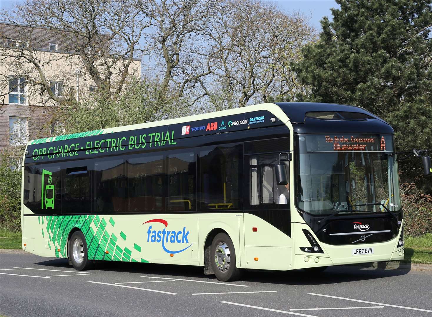 An electric bus trialled in Dartford, where the first Fastrack service began. Library picture: Kent County Council